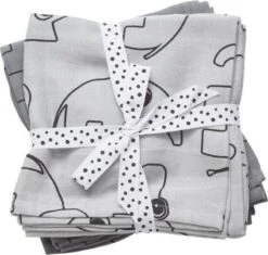DONE BY DEER Swaddles (set Van 2) Contour Grey