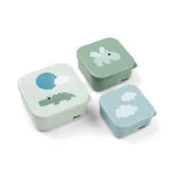 Done By Deer Snack Box Set Happy Clouds Green