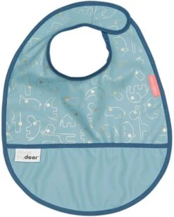 Done By Deer Slab Met Velcro Contour Gold Blue