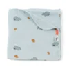 Done By Deer Baby Blanket Muslin Wally Blue 100 X 100 Cm 1 Done By Deer Baby Blanket Muslin Wally Blue 100 X 100 Cm -Done By Deer Baby blanket Wally Blue front 700x
