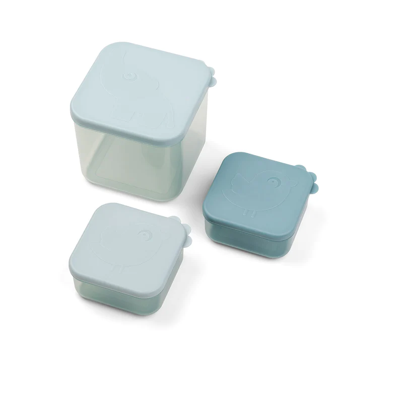 Done By Deer Food Storage Container Set Medium 3-pack Elphee Blue 3 Done By Deer Food Storage Container Set Medium 3-pack Elphee Blue