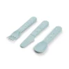 Done By Deer Foodie Cutlery Set Happy Dots Blue -Done By Deer Foodie cutlery set Happy dots Blue Front 2 PS 700x