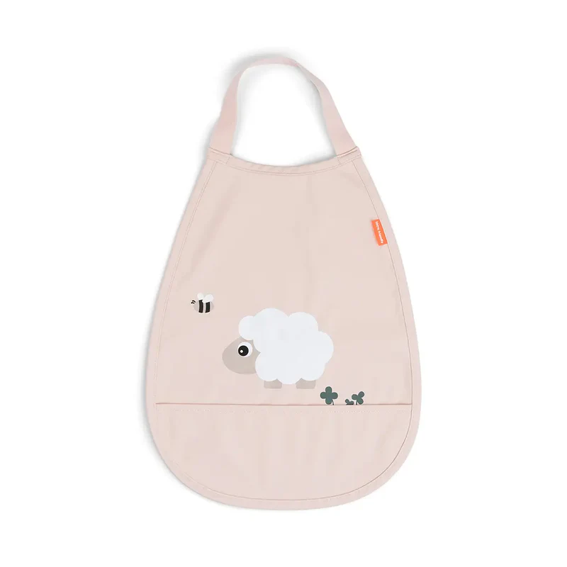 Done By Deer Pull Over Bib Tiny Farm Powder 3 Done By Deer Pull Over Bib Tiny Farm Powder