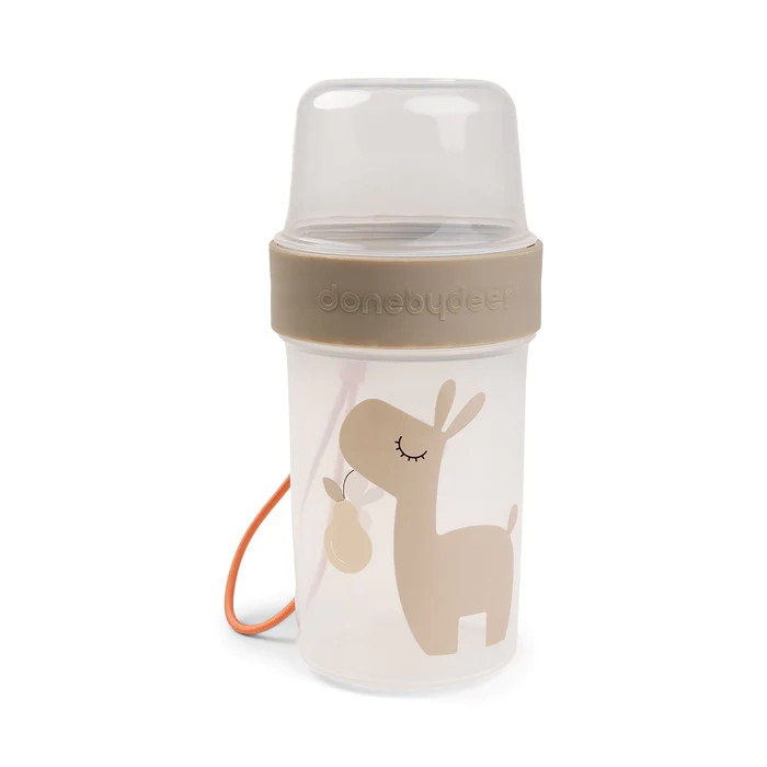 Done By Deer To Go 2-way Snack Container Large Lalee Sand 3 Done By Deer To Go 2-way Snack Container Large Lalee Sand