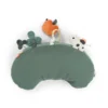 Done By Deer Tummy Time Activity Pillow Tiny Farm Green -Done By Deer Tummy time activity pillow Tiny farm Green Front 2 PS