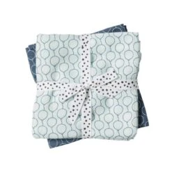 Done By Deer Swaddles Ballon Blue 2-pack