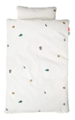 Done By Deer Dekbedovertrek Sea Friends Beige 100 X 140 Cm