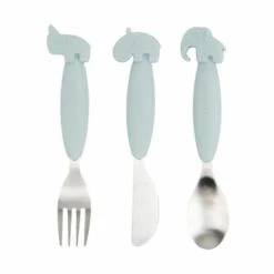 Done By Deer Easy-grip Bestek Deer Friends Blue