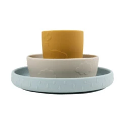 Done By Deer Stick & Stay Siliconen Eetset Deer Friends Colour Mix