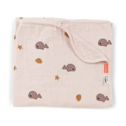 Done By Deer Baby Blanket Muslin Wally Powder 100 X 100 Cm