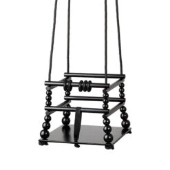 Done By Deer Wooden Swing Black
